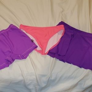 ❄Set of 3 big girls swim bottoms